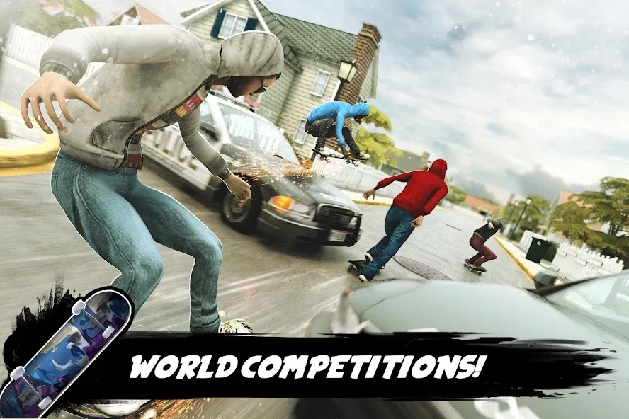 True Skateboarding Ride Style [МОД Бесконечные монеты] APK Android Screenshot 5