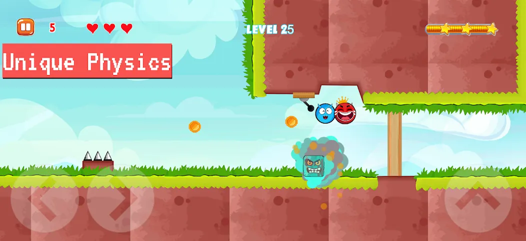 Bounce Ball 4: Red Season 4 (Рэд Баунс Болл 4) [МОД Меню] APK Android Screenshot 3