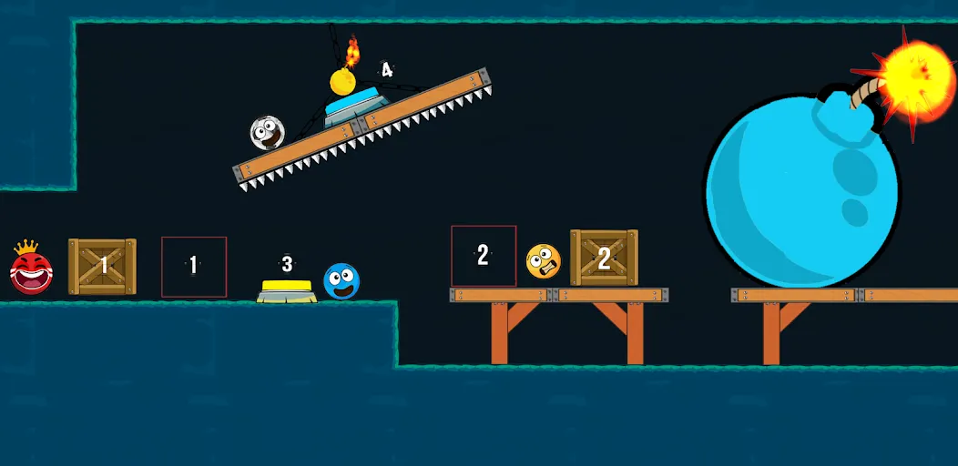 Red Hero 4 - red bounce ball 5 [МОД Unlocked] APK Android Screenshot 4