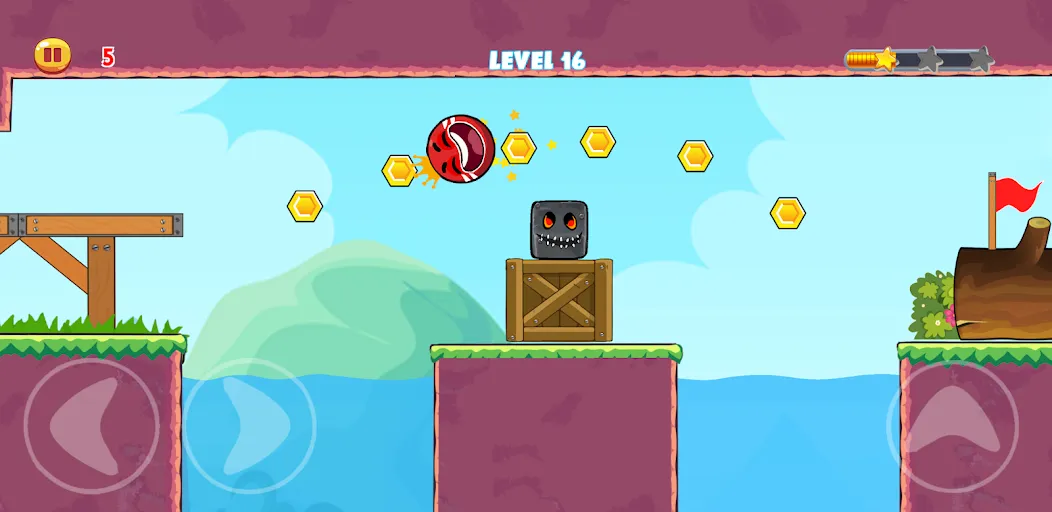 Red Hero 4 - red bounce ball 5 [МОД Unlocked] APK Android Screenshot 5