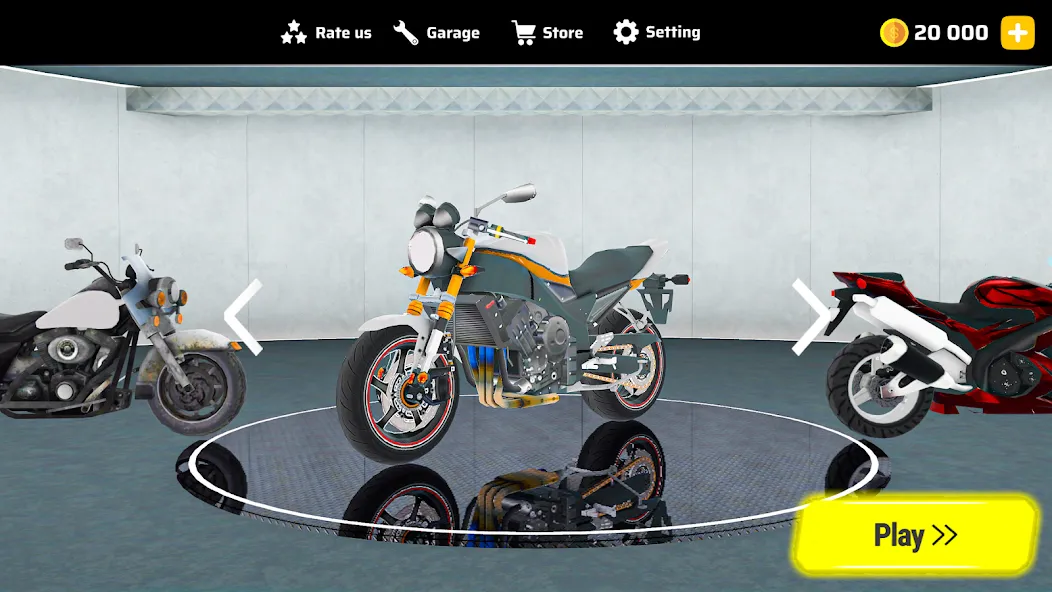 Moto Bike Race 3D Motorcycles [МОД Бесконечные монеты] APK Android Screenshot 5