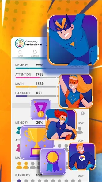 Brain Power - Working memory [МОД Premium] APK Android Screenshot 4
