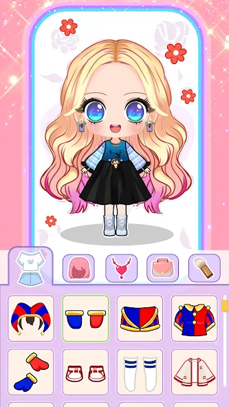 Doll Dress Up: Makeup Games (Долл Дресс Ап) [МОД Все открыто] APK Android Screenshot 1