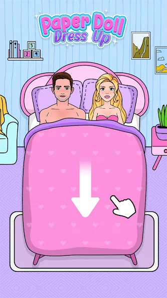 Paper Doll: Fashion Dress Up (Свит Пейпер Долл) [МОД Меню] APK Android Screenshot 1