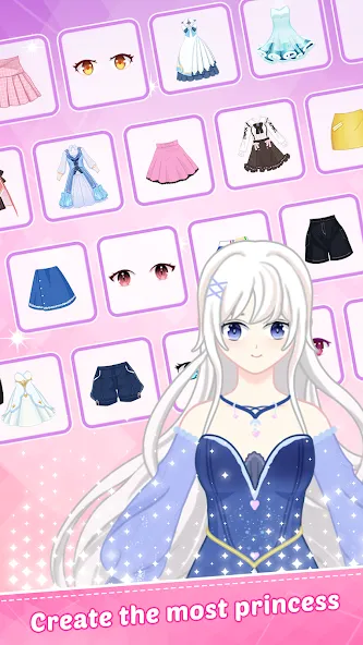 Princess Dress Up - Sweet Doll (Принцесса нарядиться) [МОД Premium] APK Android Screenshot 4