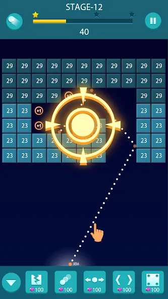 Bricks and Balls - Brick Game [МОД Бесконечные монеты] APK Android Screenshot 4
