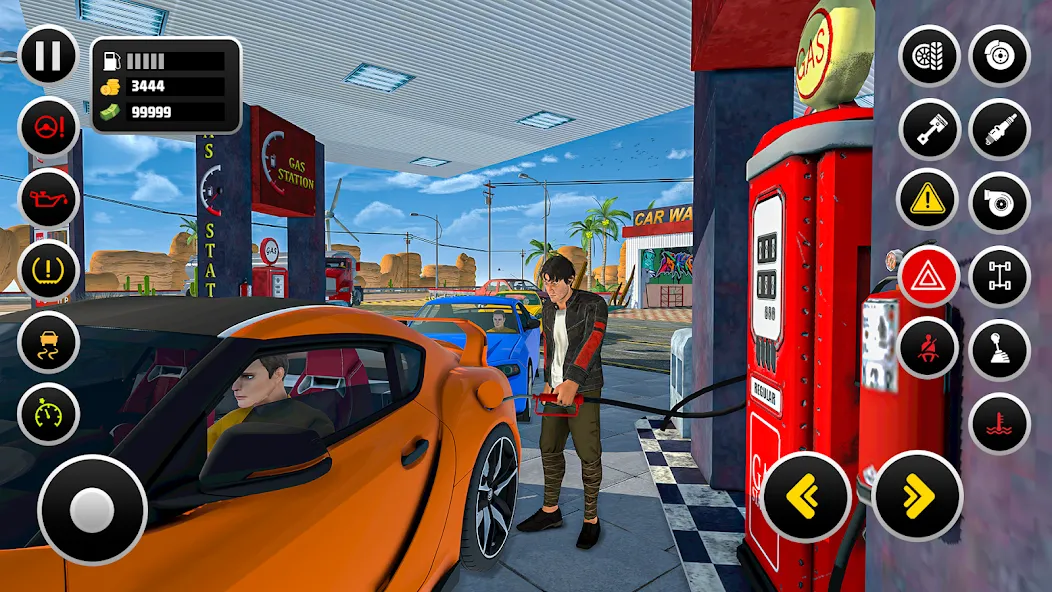 Gas Station Simulator Games [МОД Unlocked] APK Android Screenshot 2