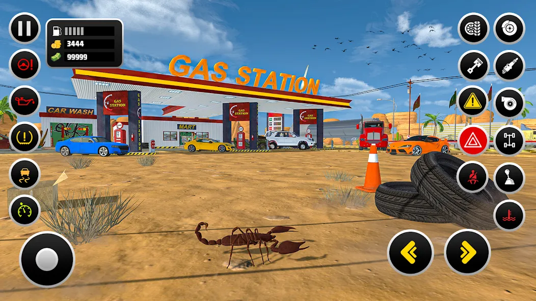 Gas Station Simulator Games [МОД Unlocked] APK Android Screenshot 3