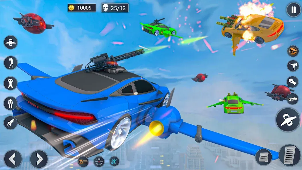 Flying Car Robot Game Car Game [МОД Все открыто] APK Android Screenshot 5