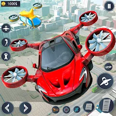 Flying Car Robot Game Car Game [МОД Все открыто] APK Android