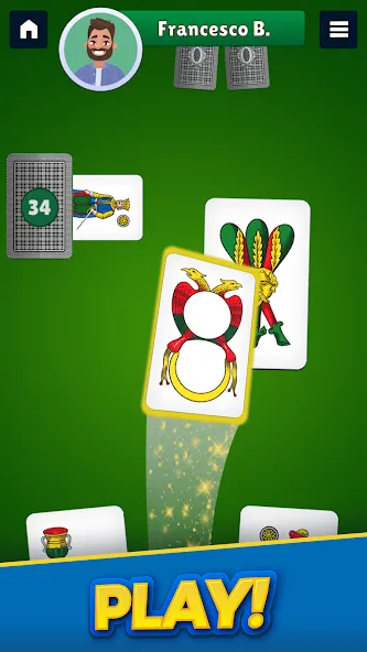 Briscola Tradizionale (Брискола Традициональе) [МОД Меню] APK Android Screenshot 1