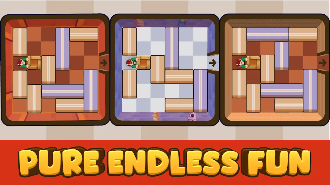 Push Box Out (Пуш Бокс Аут) [МОД Бесконечные монеты] APK Android Screenshot 2