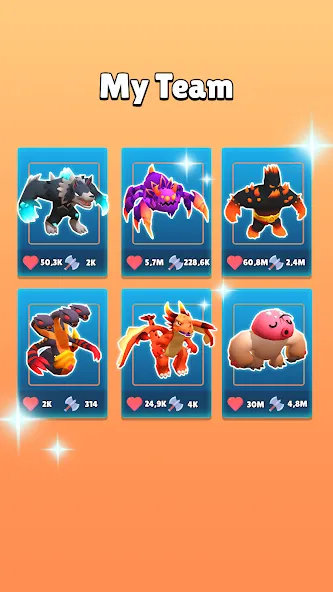 Merge Run Monster 3D Battle (Мердж Ран Покетмон 3Д Баттл) [МОД Все открыто] APK Android Screenshot 5