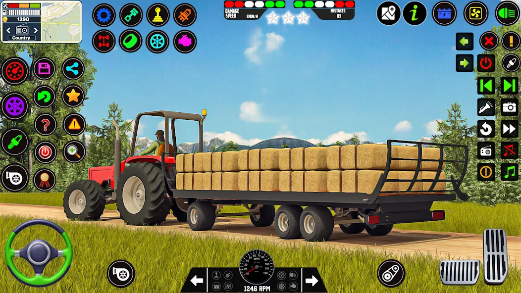 Indian Tractor Game Farming 3D [МОД Unlocked] APK Android Screenshot 4