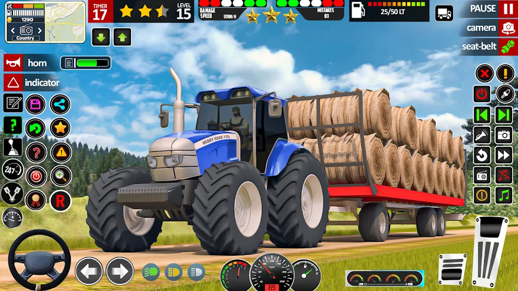 Indian Tractor Game Farming 3D [МОД Unlocked] APK Android Screenshot 5