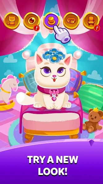 Bubbu Jewels - Merge Puzzle (Буббу Джуэлс) [МОД Все открыто] APK Android Screenshot 2