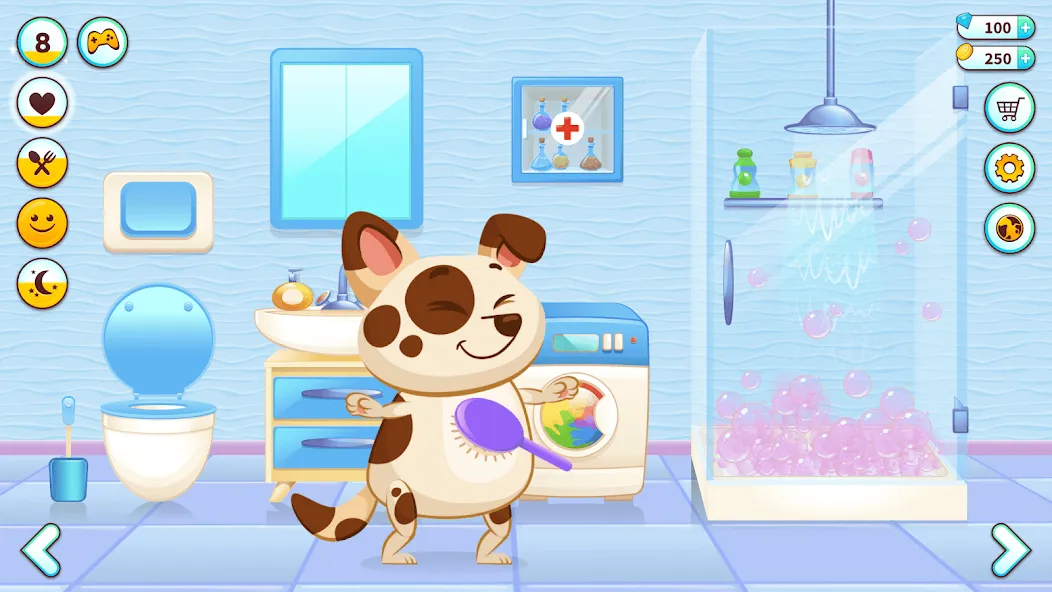 Duddu - My Virtual Pet Dog [МОД Mega Pack] APK Android Screenshot 1