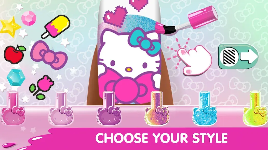 Hello Kitty Nail Salon [МОД Меню] APK Android Screenshot 2