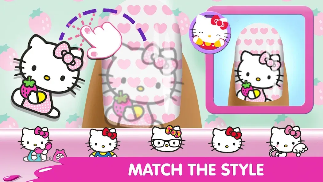 Hello Kitty Nail Salon [МОД Меню] APK Android Screenshot 3