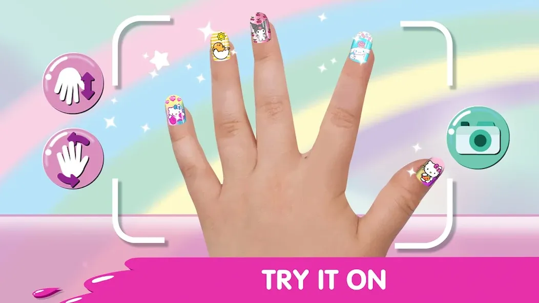 Hello Kitty Nail Salon [МОД Меню] APK Android Screenshot 4