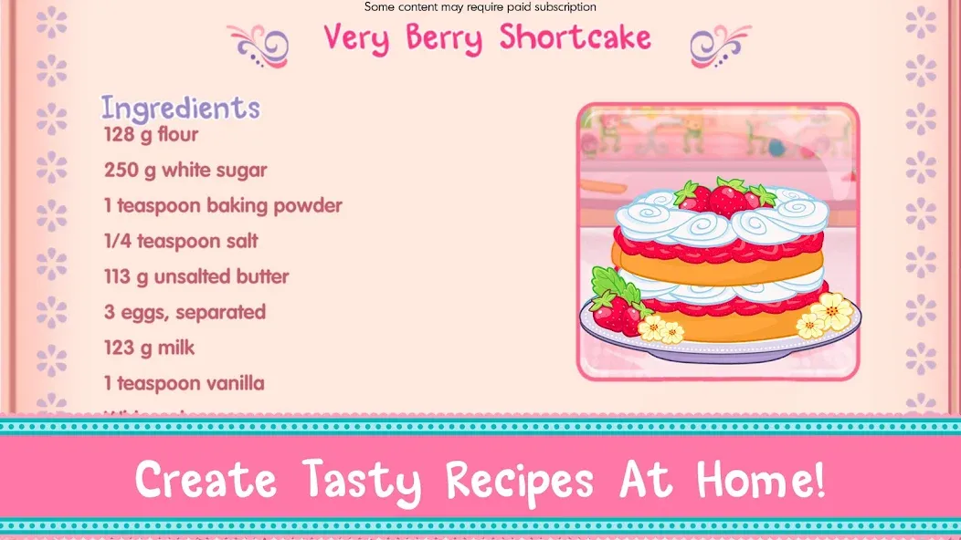 Strawberry Shortcake Bake Shop [МОД Меню] APK Android Screenshot 4