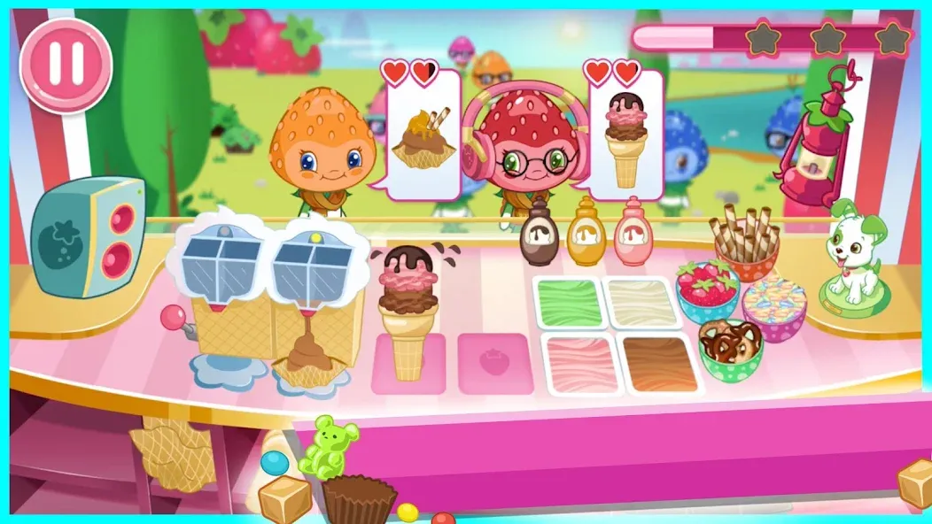 Strawberry Shortcake Ice Cream [МОД Premium] APK Android Screenshot 5