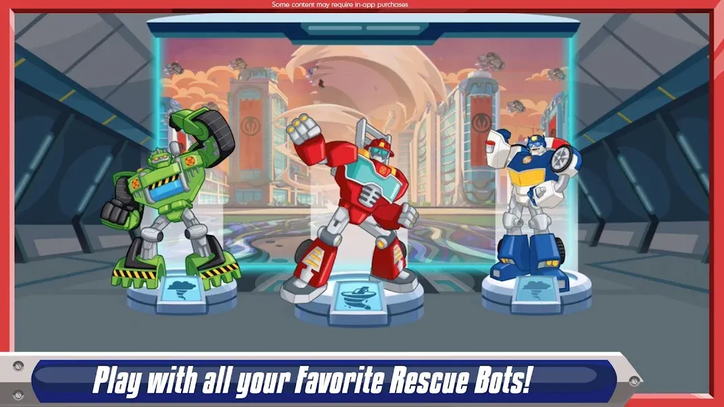 Transformers Rescue Bots: Dash (Трансформеры Боты спасатели) [МОД Бесконечные монеты] APK Android Screenshot 1