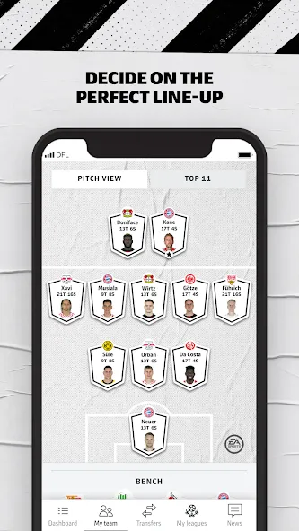 Bundesliga Fantasy Manager (Бундеслига Фэнтези Менеджер) [МОД Premium] APK Android Screenshot 2