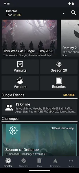 Destiny 2 Companion (Дестини 2 Спутник) [МОД Меню] APK Android Screenshot 2