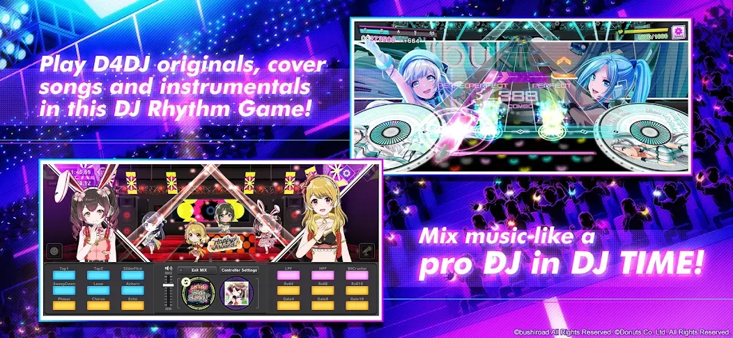 D4DJ Groovy Mix (ДидиФо Джей Груви Микс) [МОД Все открыто] APK Android Screenshot 2
