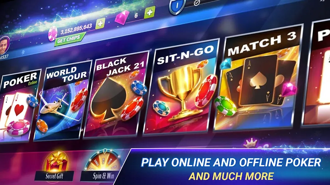 Poker Zmist - Offline & Online (Покер Змст) [МОД Unlocked] APK Android Screenshot 2