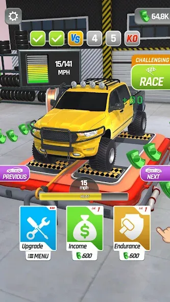 Dyno Racing (Дино Рейсинг) [МОД Бесконечные монеты] APK Android Screenshot 4