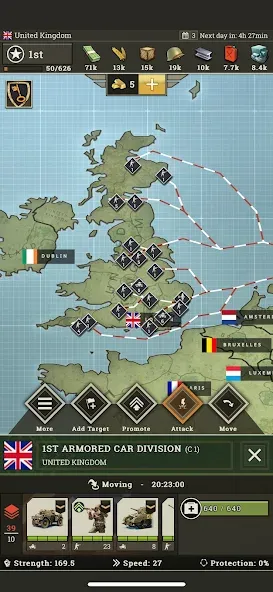 Call of War: Frontlines [МОД Меню] APK Android Screenshot 3