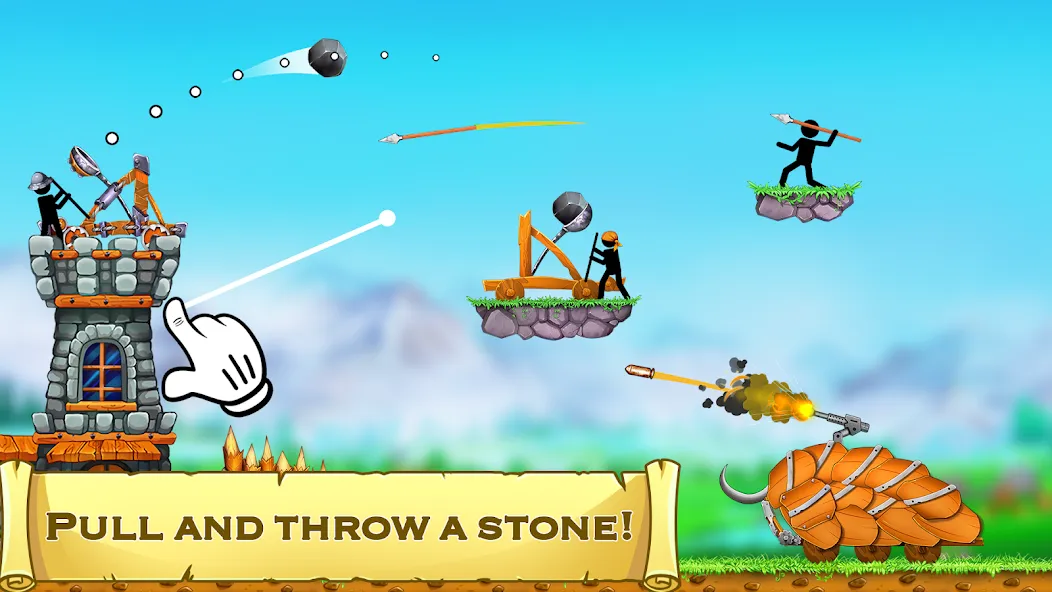 The Catapult 2 : bone masters [МОД Меню] APK Android Screenshot 2