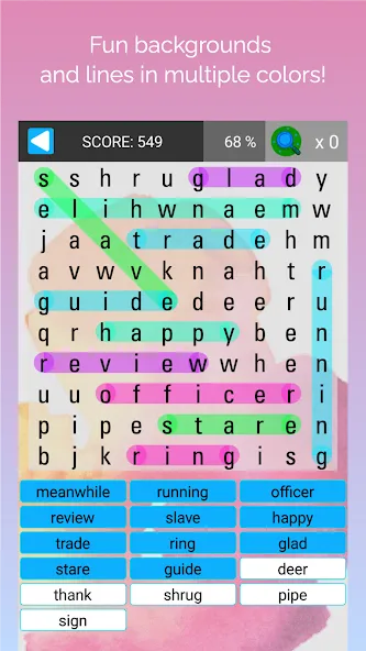 busca palabras: sopa de letras (буска палабрас) [МОД Много денег] APK Android Screenshot 3