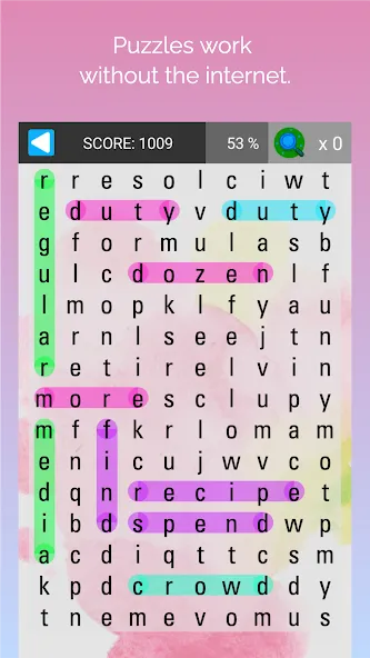 busca palabras: sopa de letras (буска палабрас) [МОД Много денег] APK Android Screenshot 5
