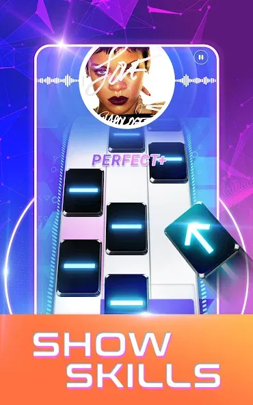 Beat Tiles: Music Game (Бит Тайлс) [МОД Много денег] APK Android Screenshot 4