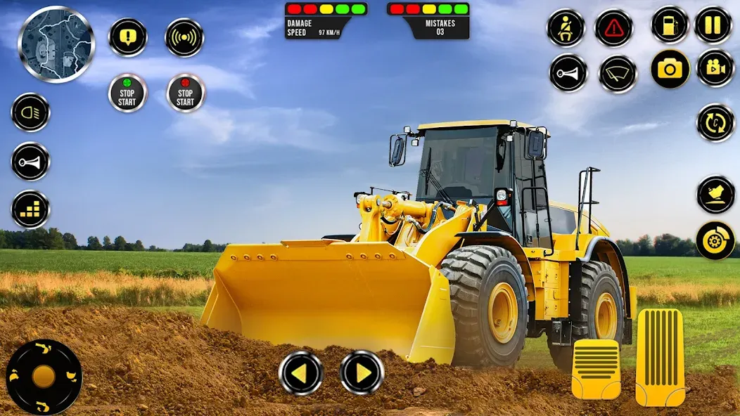 Construction Machine Real JCB [МОД Меню] APK Android Screenshot 2