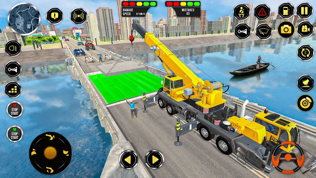 Construction Machine Real JCB [МОД Меню] APK Android Screenshot 5