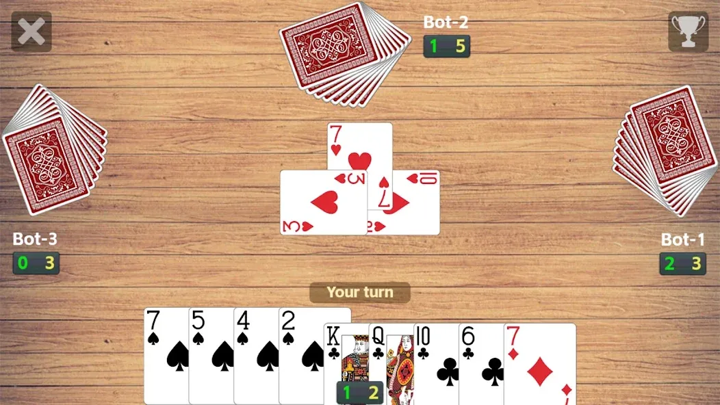 Callbreak League - Card Game (Колбрик Лига) [МОД Premium] APK Android Screenshot 2
