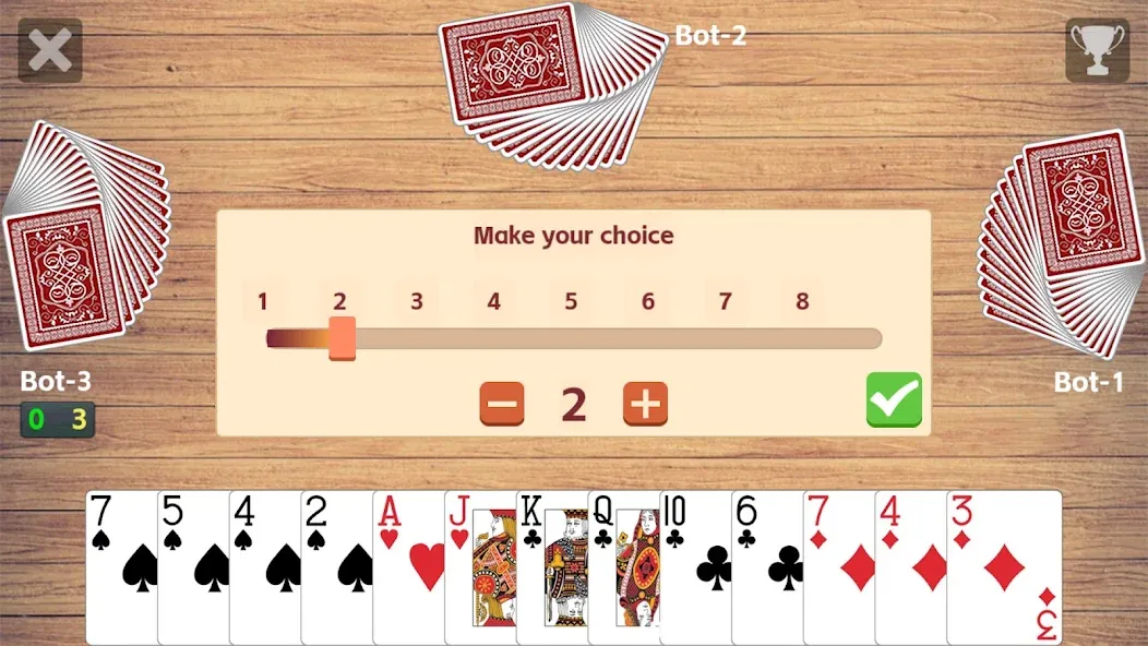 Callbreak League - Card Game (Колбрик Лига) [МОД Premium] APK Android Screenshot 4