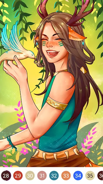 Color.Me: Coloring Puzzle [МОД Premium] APK Android Screenshot 1