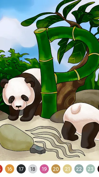 Color.Me: Coloring Puzzle [МОД Premium] APK Android Screenshot 2