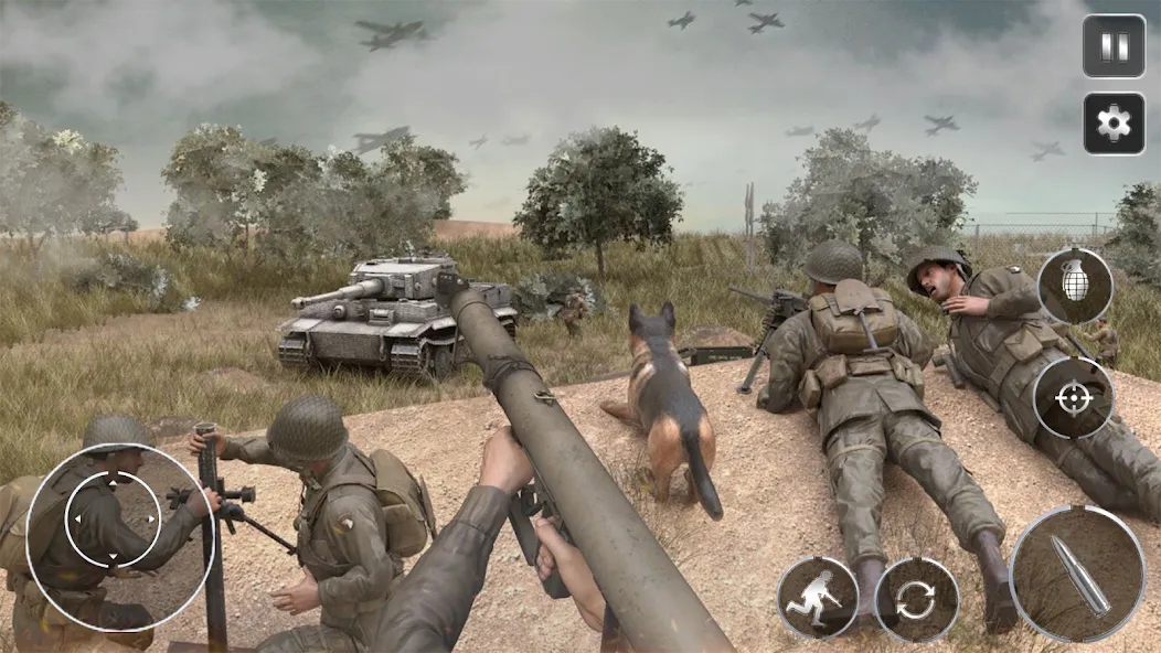 Call Of Courage : WW2 Shooting [МОД Бесконечные монеты] APK Android Screenshot 3