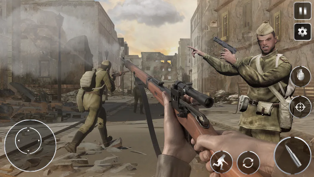 Call Of Courage : WW2 Shooting [МОД Бесконечные монеты] APK Android Screenshot 5