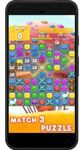 Candy 2024-Candy Match 3 Game (Кэнди 2023) [МОД Premium] APK Android Screenshot 2