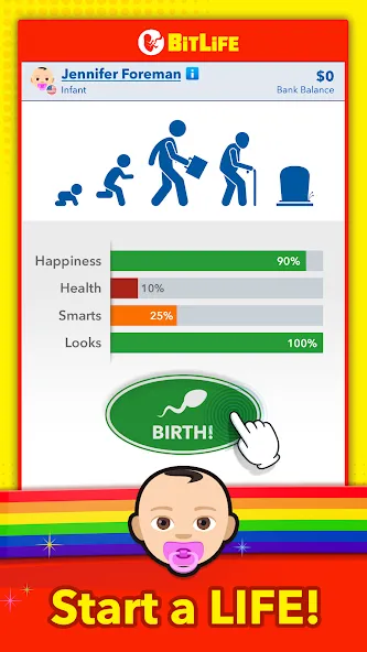 BitLife - Life Simulator (БитЛайф) [МОД Меню] APK Android Screenshot 1