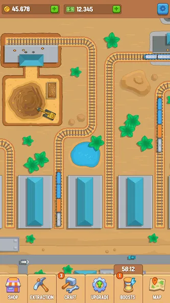 Train. Station. Railroad. (Трейн Кликер) [МОД Все открыто] APK Android Screenshot 1
