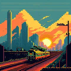 Train. Station. Railroad. (Трейн Кликер) [МОД Все открыто] APK Android
