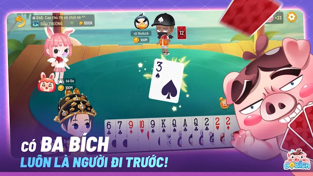 Ba Bich - Tien Len Mien Nam [МОД Бесконечные монеты] APK Android Screenshot 2